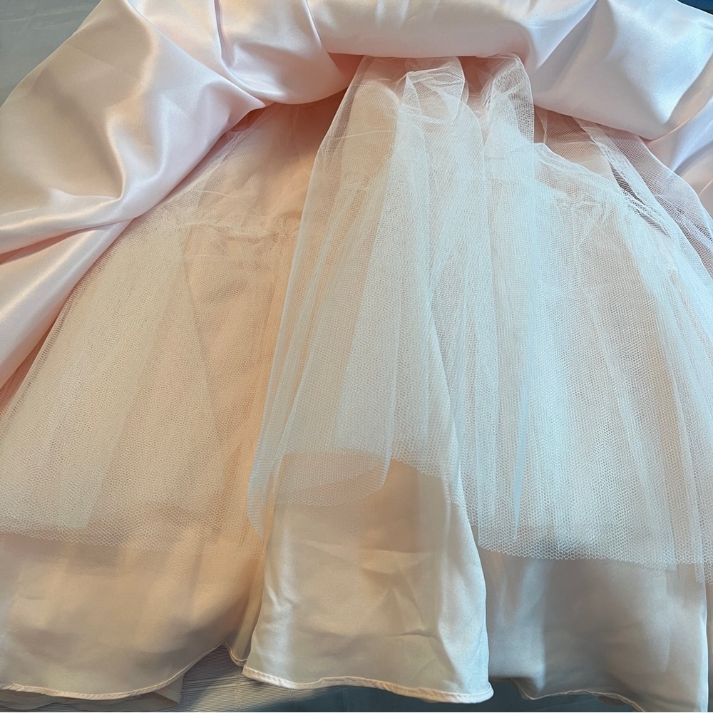 Joan Calabrese from Mon Cheri Girls' 14 Pink Ethereal Dress Flower Girl Glinda - Picture 14 of 14